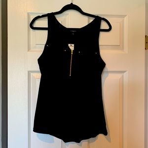 Express Zip Front Blouse